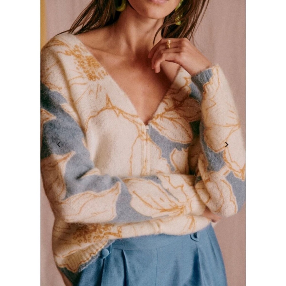 Rare Sezane Lisette Jumper in Celeste Blue